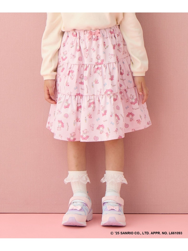 サンリオマイメロスカート 楽天市場】【マイメロディ&クロミ×ANY KIDS】総柄 ティアードスカート
