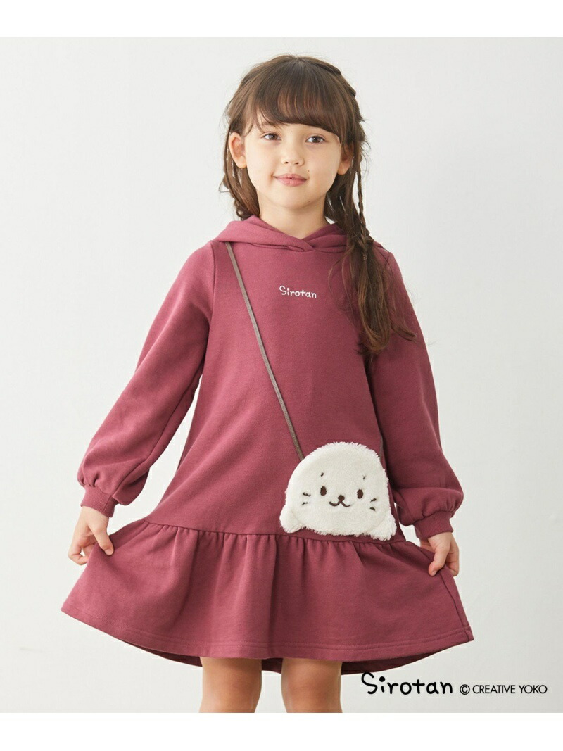 しろたんポシェットフードワンピース Any Fam Kids エニィファム ワンピース ドレス シャツワンピース レッド ネイビー Rakuten Fashion 使い勝手の良い