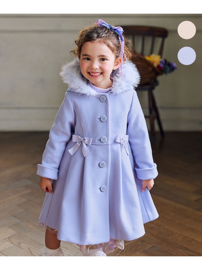 【SALE／30%OFF】【フード取り外し可能】ウールライクコート ANY KIDS エニィ ジャケット・アウター その他のジャケット・アウター ベージュ ブルー【RBA_E】【送料無料】[ Fashion]