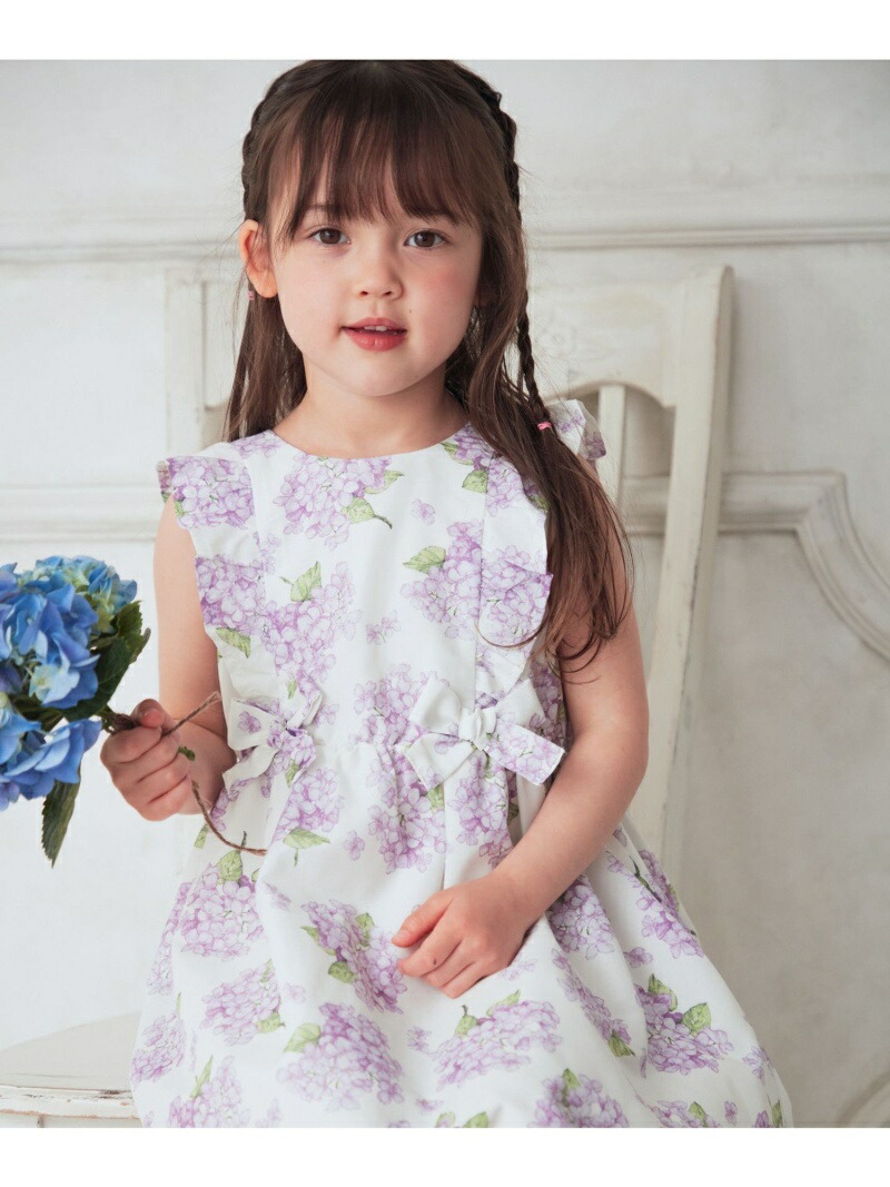 楽天市場 Sale 29 Off 紫陽花 ワンピース Any Fam Kids エニィファム ワンピース シャツワンピース ホワイト ネイビー Rba E Rakuten Fashion Any Fam