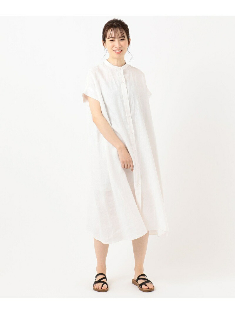 優木まおみ着用 ライトリネンクロス ワンピース Any Fam エニィファム ワンピース シャツワンピース ホワイト ブラック パープル 送料無料 Rakuten Fashion Paigebird Com