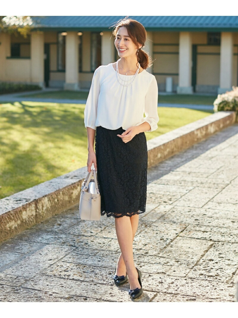 楽天市場 Rakuten Fashion セレモニー レース シフォンワンピース Any Fam エニィファム ワンピース 半袖ワンピース ネイビー ブラック 送料無料 Any Fam