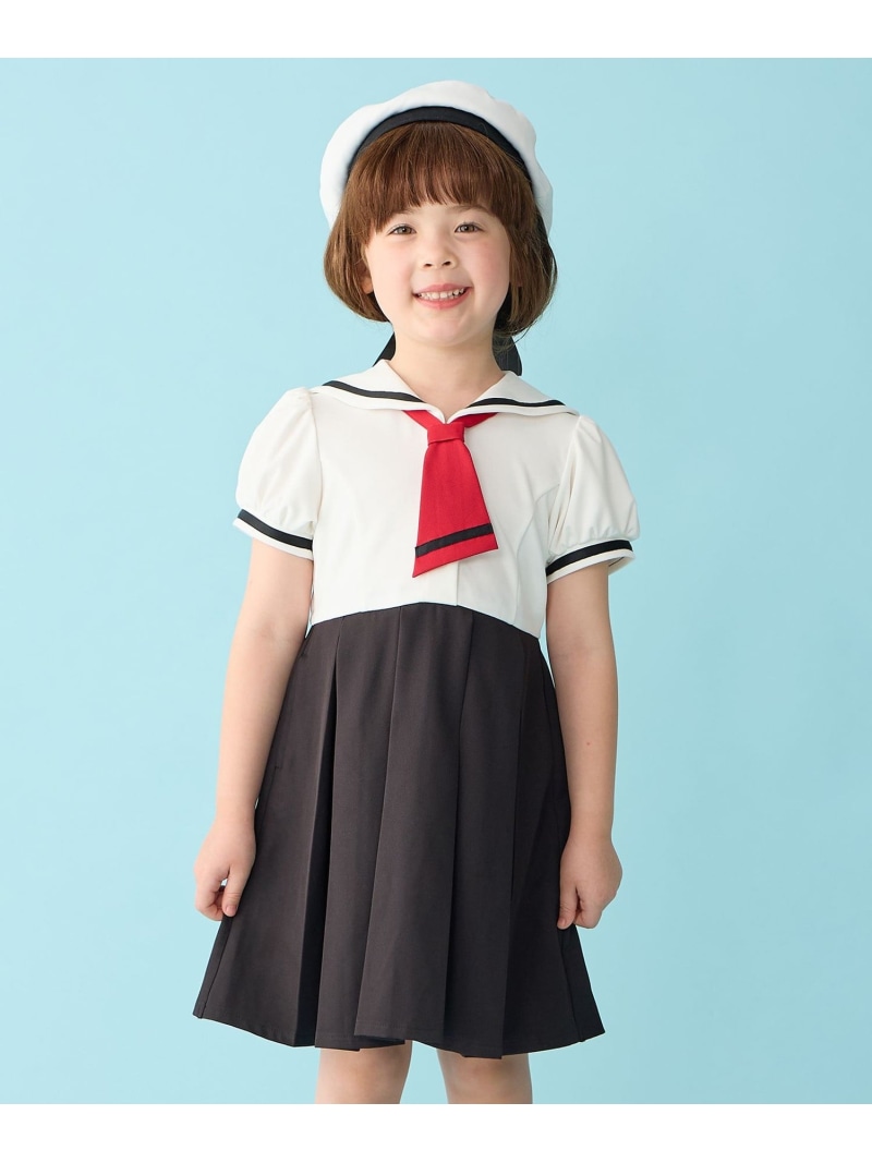 【カードキャプターさくら*any FAM】友枝小学校 制服風ワンピース any FAM KIDS エニィファム ワンピース・ドレス ワンピース ホワイト【送料無料】[Rakuten Fashion]画像