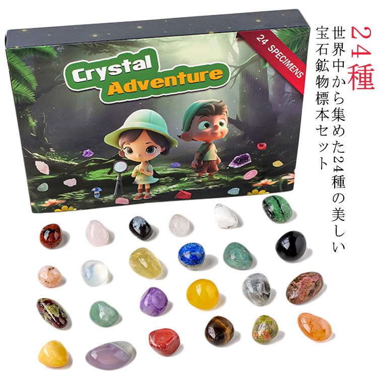 楽天市場】XXTOYS 鉱石標本48種 天然鉱石 宝石おもちゃ 岩石標本