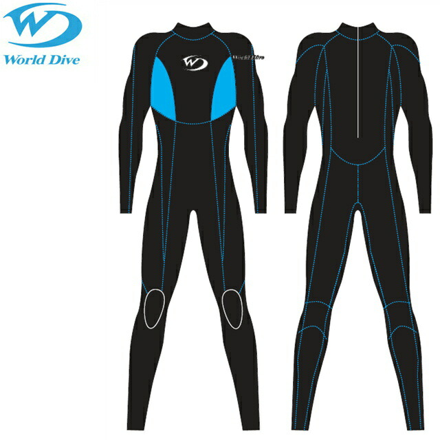 サイズ交換ＯＫ】 World Dive 5mm ウェットスーツ メンズ 男性用 バックジップ 既成サイズフルスーツ MENS 5ミリ ジャージ  ジャーフルワールドダイブ ウエットスーツ両手足ファスナー付 スキン ダイビング サーフィン fucoa.cl