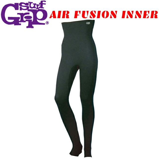 SURF GRIP サーフ手持ち部分 AIR FUSION INNER 1粍 ロングパンツエアーフュージョンインナー 保温下穿き 波乗り 保温混雑時防寒 セミドライスーツ 情の籠もった背広 下穿き アンダー ズボン下 波乗り 飛び込み競技 マリンスポーツ-スポーツ・アウトドア