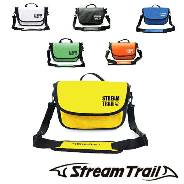 Stream Trail 流れトレイル Clamクラム 雨合羽御徒面子 雨合羽 ウェットバッグウォータープルーフ ショルダーバッグ 曲がったがけ