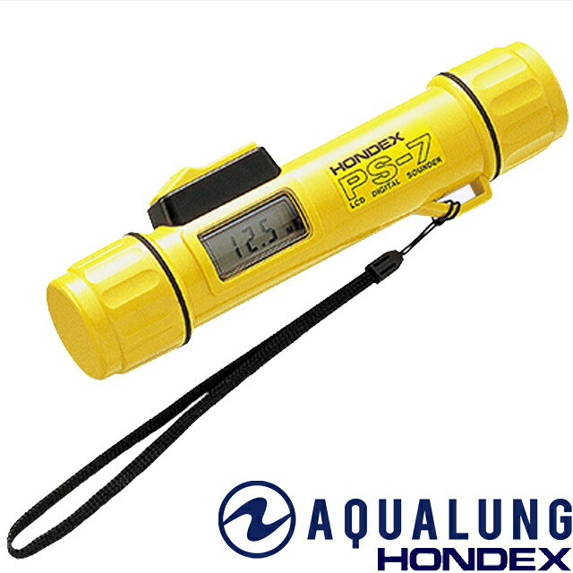 AQUALUNG アクアラング HONDEX Aqua Soner PS-7 アクアソナー本多電子 ポータブル測深機 PS-7 水深計 距離測定 測量 潜水士 作業プロフェッショナル｜GOOD TIME