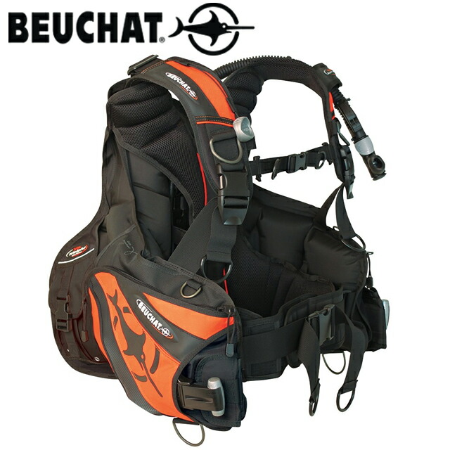 ブシャ ブッシャー BEUCHAT MASTERLIFT X-AIR COMFORT飛び込み競技 アクアラング スクーバ BCD  BC 重器材 メンズ インフレーター34567