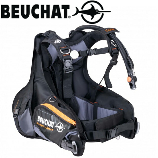 BEUCHAT X-AIR LIGHT 34581 ブッシャー 飛び込み競技 BCD BC上衣BCD上衣 軽やかさ合わせる BC 上衣 インフレーター 600D