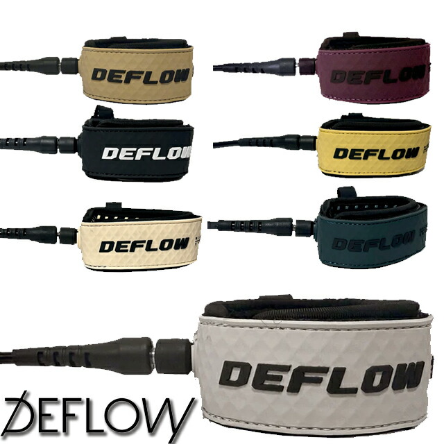 サーフボードとリーシュコード 楽天市場】DEFLOW PREMIUM PERFORMANCE LEASH 7ft 7mm リーシュ