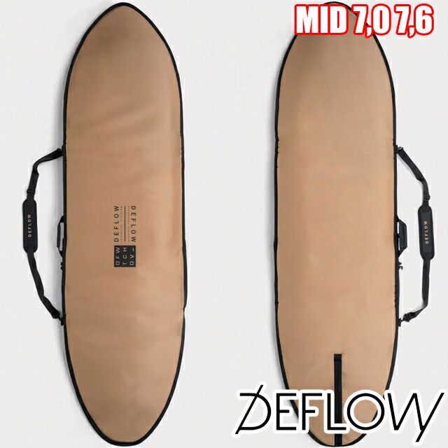 DEFLOW BOARDBAG 10粍 MID LENGTH サーフボードデフロー DAILY BOARDBAG MID 捉え所の無い入れもの ボードケースミッドレングス ゲーム盤御徒面子 波乗り ゲーム盤押しかぶせる 周遊