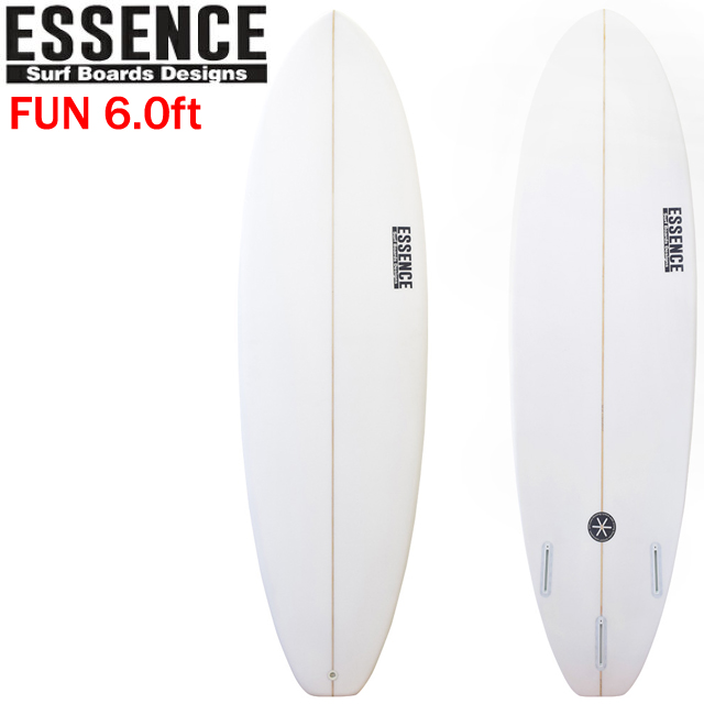 大人の上質 ESSENCE FUN 6'0 CLEAR ファンボード サーフボード ファン