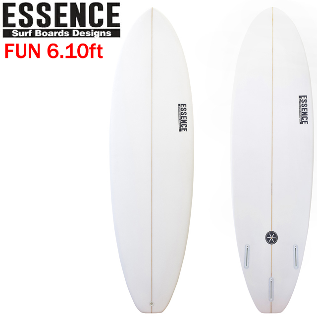 最新のデザイン ESSENCE FUN 6'10 CLEAR ファンボード サーフボード