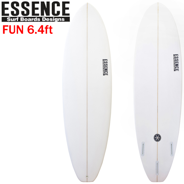 新しいコレクション ESSENCE FUN 6'4 CLEAR ファンボード サーフボード