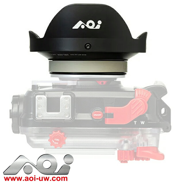 AOI エーオーアイ UWL-400A ワイドアングルコンバージョンレンズ 0.5X#21351 広角水晶体 広広とした水晶体 飛び込み競技 水中映画化水中写真機 水晶体 取り替えっこ水晶体 オリンパス TG