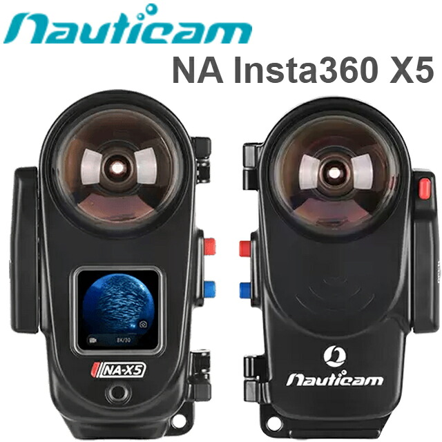 Nauticam #10595 NA Insta360 X5 for Insta360 X5 アクションカメラノーティカム インスタ360 ダイビング ハウジング 水中カメラ防水ケース インスタ 水中撮影 フィッシュアイ Fisheye｜GOOD TIME