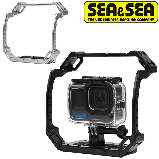 SEA&SEA RSメインフレーム 22522 22523 オリンパス TGシーアンドシー OM SYSTEM TOUGH TG アクションカメラ フレーム水中カメラ 拡張フレーム ストロボ アーム|GOOD TIME