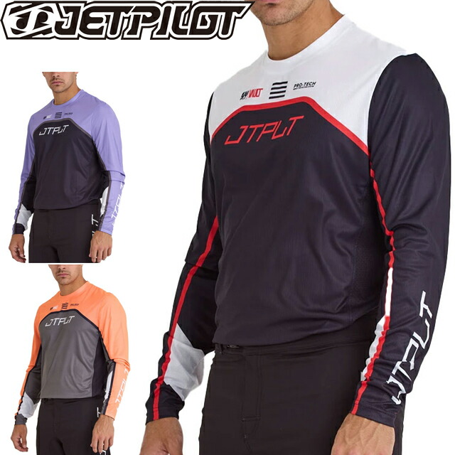 JETPILOT ジェットパイロット S24617 RX MOTO JERSEY モトジャージ モトクロスモトジャージ バイク MBX MX モトクロスジャージ バイクウェア 水上バイク ジェット|GOOD TIME