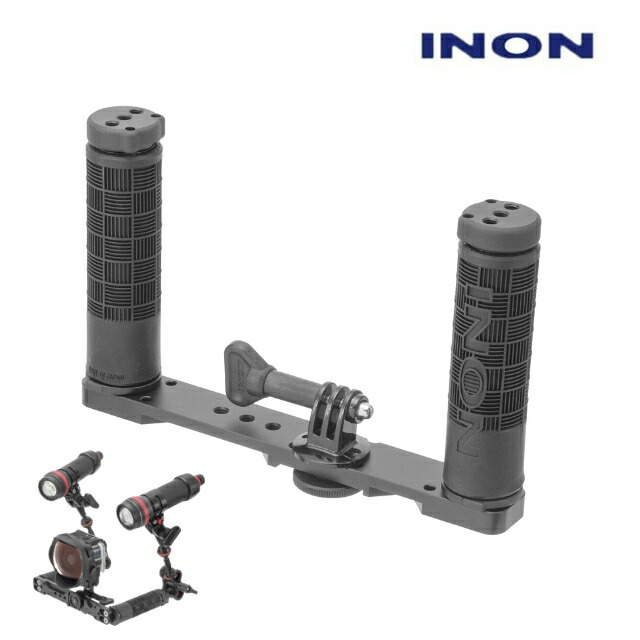 INON イノン コンパクトグリップベース for GoPro パウダーコンパクト グリップベース ゴー労働者階級 一角 水中写真器 水中映画化 映像 スポーツ・アウトドア-水中ライト-ダイビング・シュノーケリング