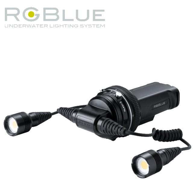 RGBlue TWIN LIGHT SYSTEM01:re SUPER-NATURAL COLORアールジーブルー ツインライトシステム01 アールイー ダイビングスーパーナチュラルカラー 映像媒体点火装置 水中点火装置 LED