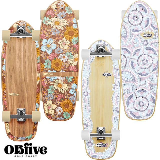 OBFIVE オービーファイブ GROM RKP-1 28 サーフスケートスケートボード コンプリート 28インチ スケボーサーフィン SK8 スケート  今季一番