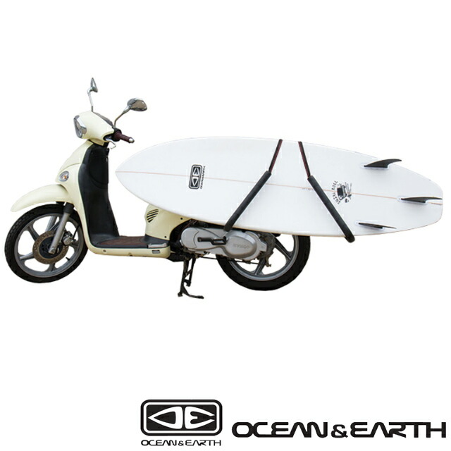 Moped ブーツ サーフボードバイクキャリア Rack バイクラック バイクラック オーシャンアンドアース バイク用 キャリア Good Time バイク用キャリア スノーケル ボードラックocean Earth バイクラック 新品本物抜群 の