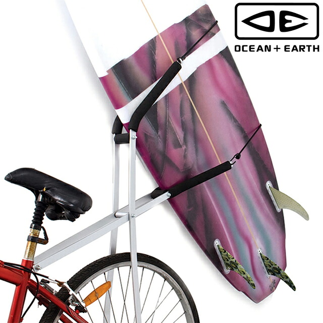O\u0026E OCEAN\u0026EARTH オーシャンアンドアース 銀輪 ラックサーフボード 照明ランプ BIKE RACK REAR MOUNT銀輪後ろ側マウント 車載 持ちはこび