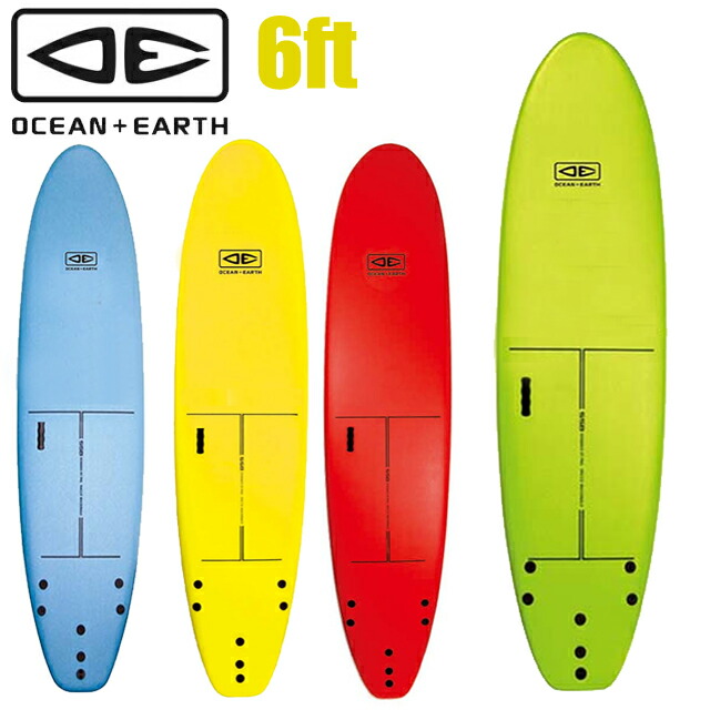 楽天市場】OCEAN&EARTH SURF SCHOOL SOFTBOARD 6.6ft ソフト