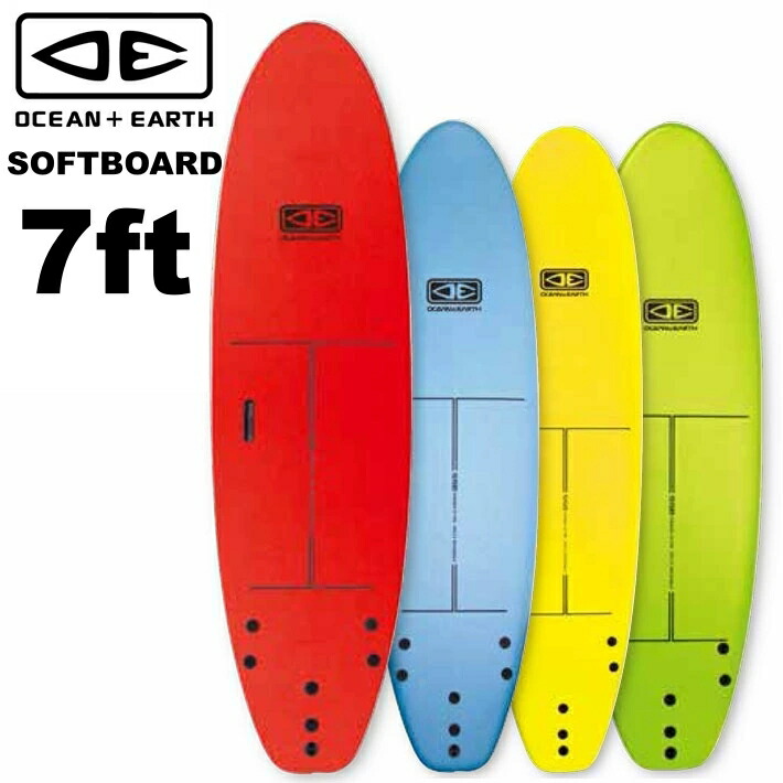 楽天市場】OCEAN&EARTH SURF SCHOOL SOFTBOARD 6.6ft