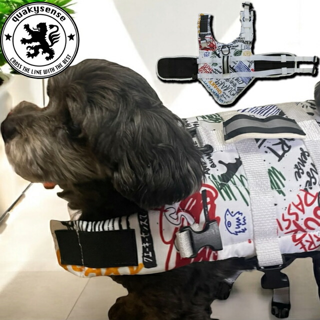 quakysense SORA DOG VEST2 ドッグベスト 犬用 一お父ちゃんベストクエーキーセンス 生命現象上衣 生命現象より良い 水上自動二輪車 ジェット機愛玩動物 フローティングより良い