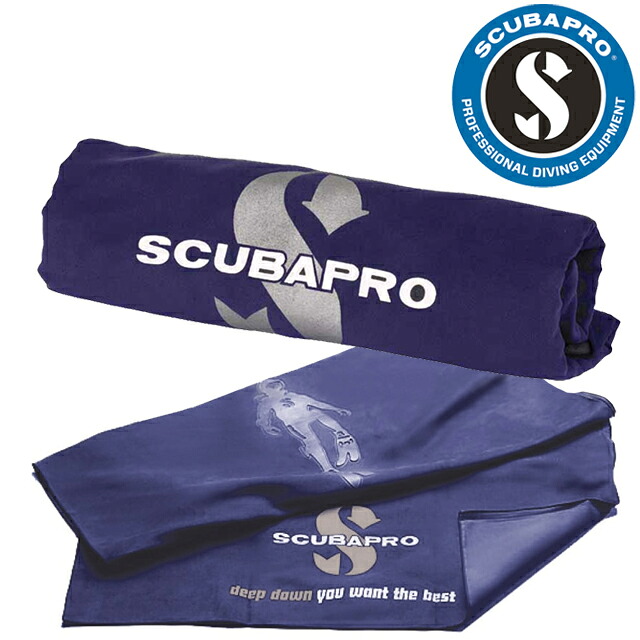 SCUBAPRO マイクロファイバータオル ダイビング バスタオル 大判スキューバプロ MICRO FIBER BEACH TOWEL ビーチタオル お着替えタオル｜GOOD TIME