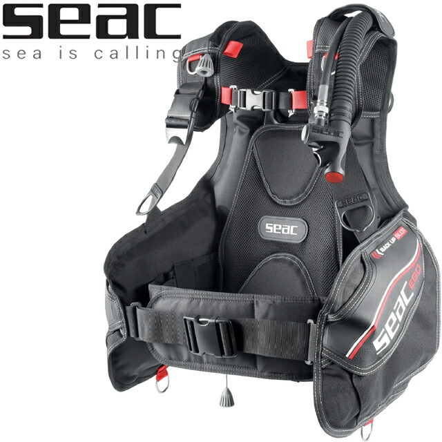 SEAC BCD EGO 70/ 飛び込み競技 BC 肩部 重器材スキュー赤ちょうちん SCUBA 軽やかさ合わせる メンズ レディース