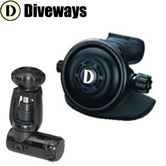 Diveways 10-702 SR-4AN Black Body レギュレーターセット ダイビングダイブウェイズ レギュレター 1ST 2ND レギセット レギ REGULATOR レギュセット