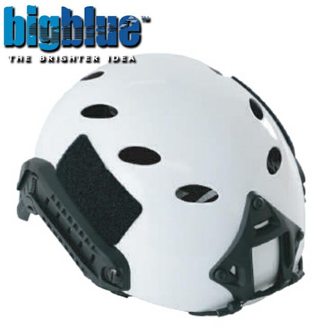 BIGBLUE Diving Helmet WHITE ダイビング ヘルメット 水中ヘルメットビッグブルー テクニカルダイビング 官公庁 作業潜水 潜水士 作業｜GOOD TIME