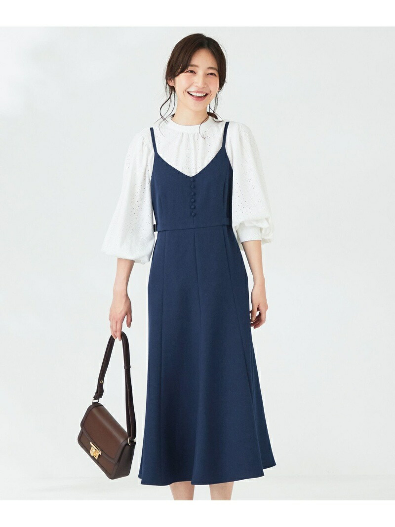 ウーリッシュマーメイドキャミ ワンピース Any Sis S エニィスィス ドレス シャツワンピース ネイビー ベージュ Rakuten Fashion 福袋セール