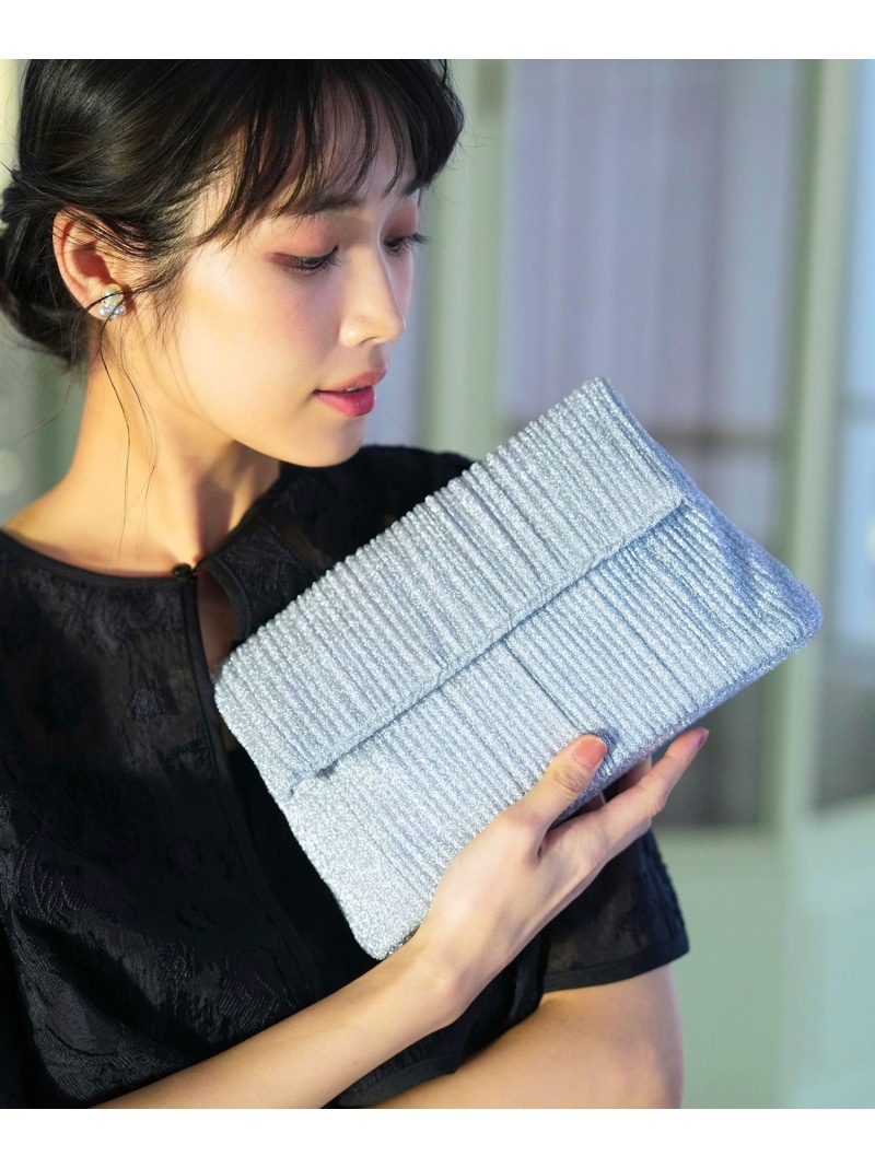 【2WAY】シャイニープリーツ バッグ ANY SIS エニィスィス バッグ ショルダーバッグ シルバー【送料無料】[ Fashion]