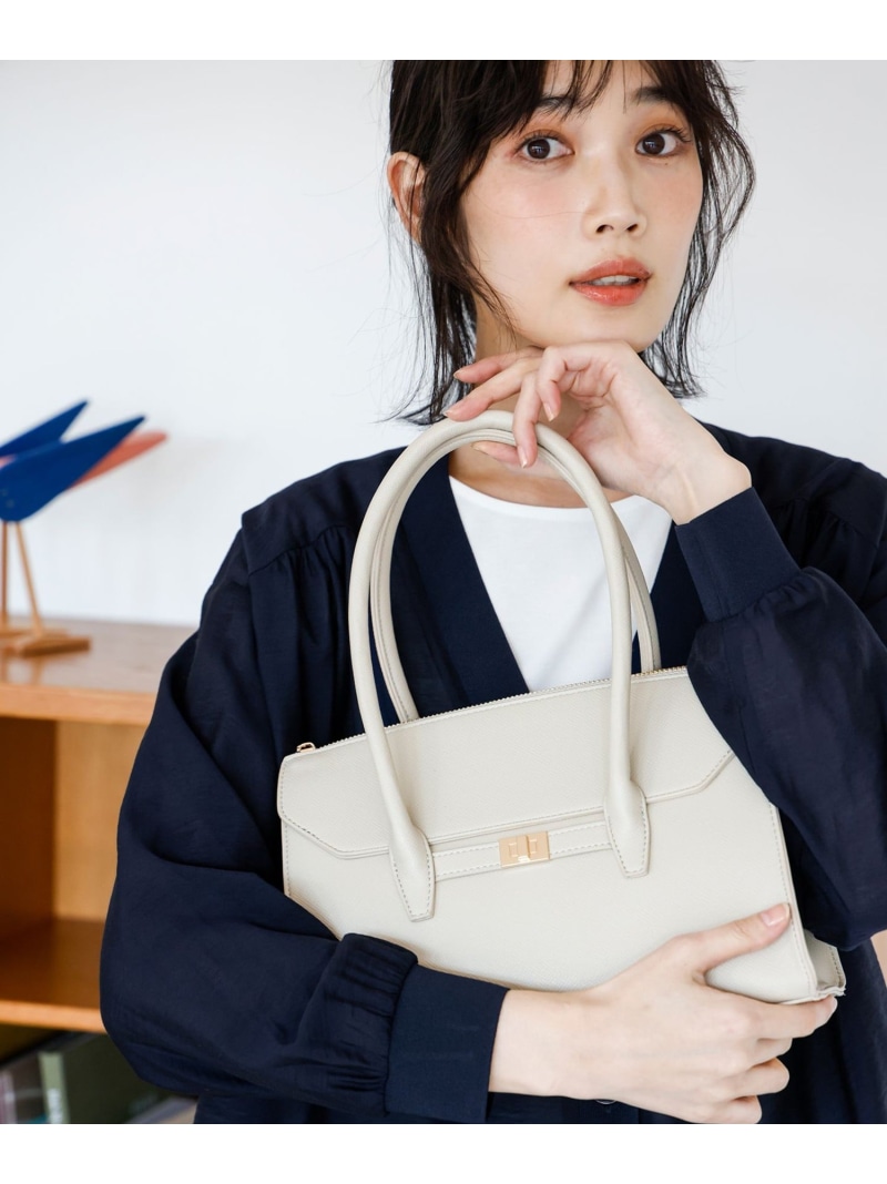 ダブルハンドルトート 御徒面子 ANY SIS エニィスィス 御徒面子 トートバッグ 黒いこと ベージュ【貨物輸送無料】[ Fashion]