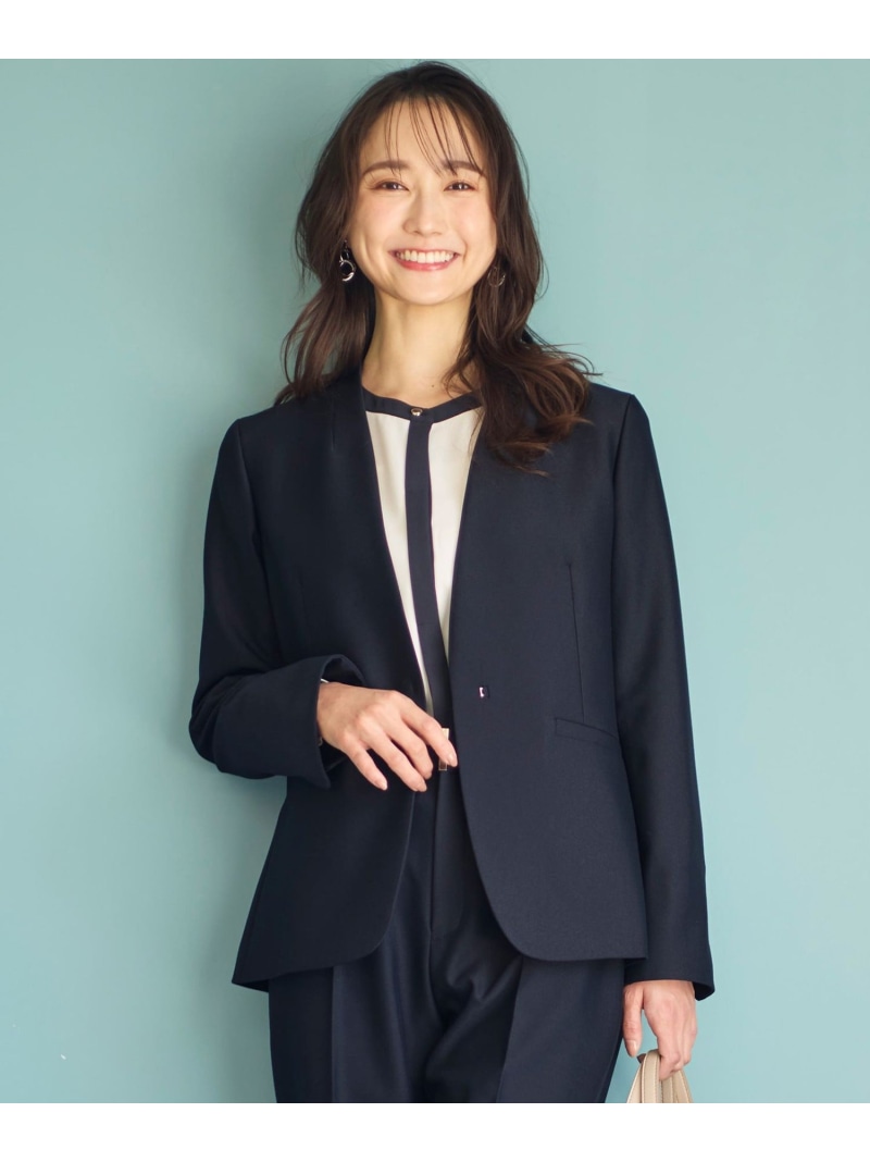 楽天市場】【洗える】褒めらレディテーラード ジャケット ANY SIS L