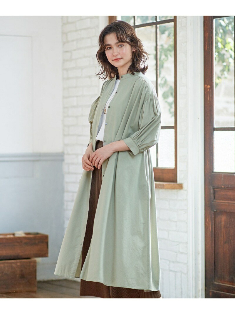 レディースファッション ワンピース 人気 Any ワンピース L Aube コットンレーヨンカフタン Sis Fashion ネイビー 送料無料 Rakuten グリーン シャツワンピース ワンピース エニィスィス S