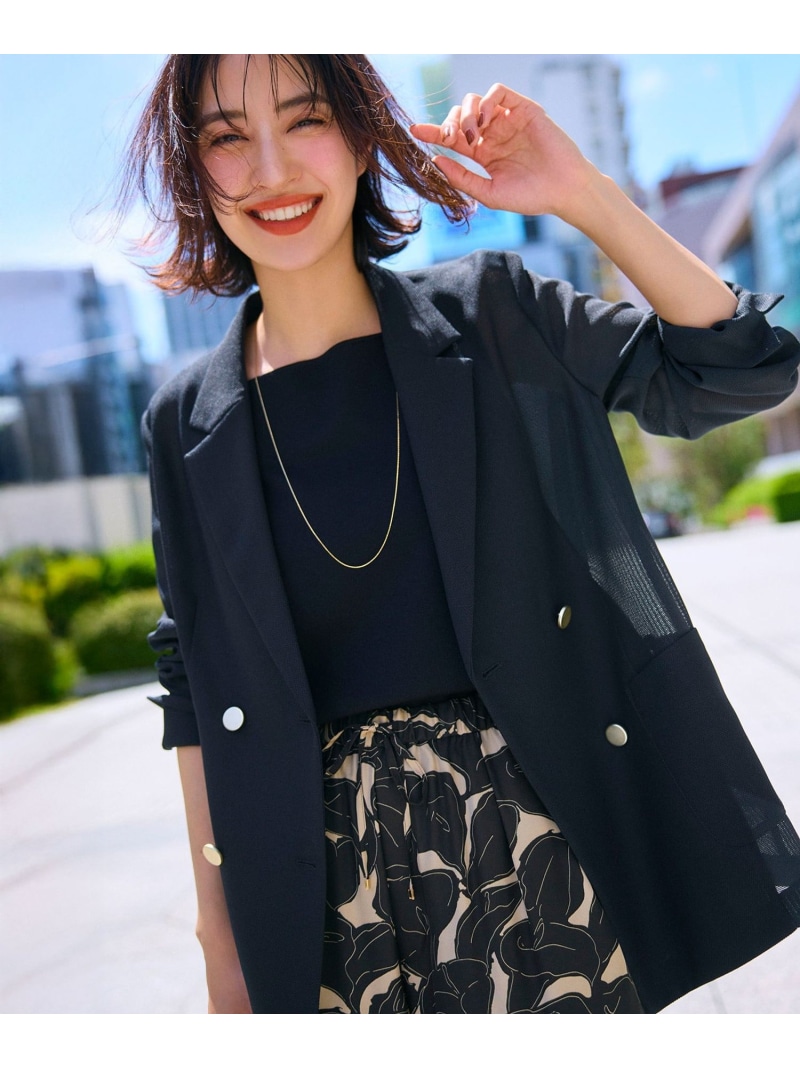 楽天市場】【SALE／30%OFF】【洗える】チュールレイヤードニット