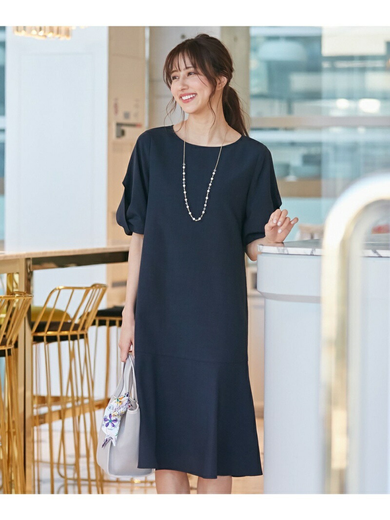 楽天市場 Sale 50 Off 洗える タンブラーブッチャー ワンピース Any Sis エニィスィス ワンピース シャツワンピース ネイビー Rba E 送料無料 Rakuten Fashion Any Sis