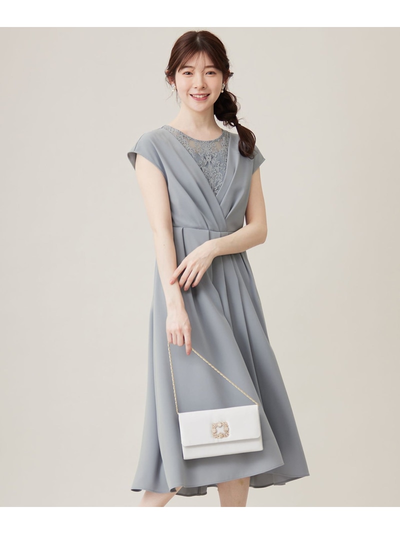 【anySiS Lily Calin】ナローフレアレースドレス ワンピース 美品 any SiS(エニィスィス)の【Lily Calin】ナローフレアレース