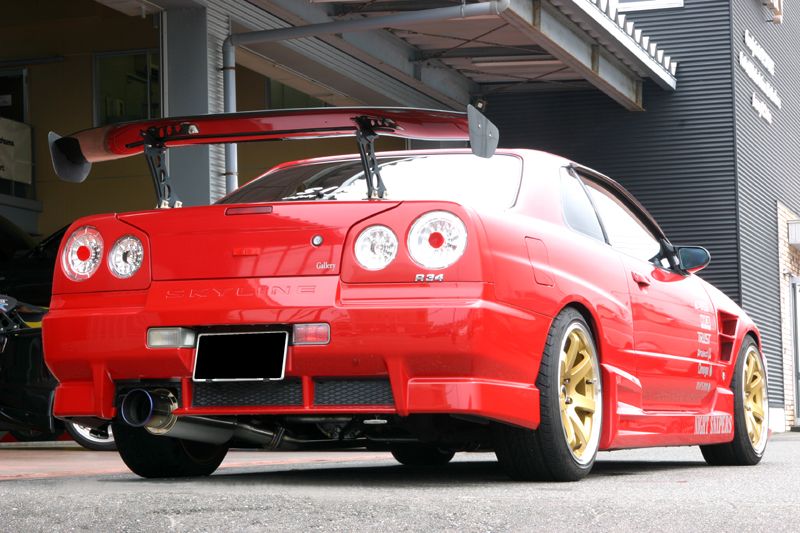 本物の Gp Sports ジーピースポーツ 車検対応 車高短対応 オールステンレス チタンテールマフラー メーカー直送のため代引き不可 Jasma認定 2ドア Er34 品番 スカイライン マフラー Tune Evo Exas 車用品 Gpsports