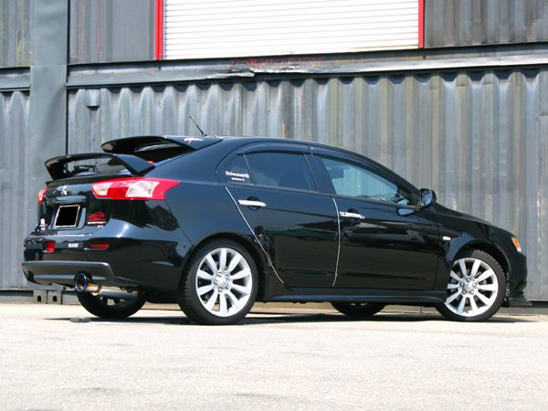 楽天市場 Gp Sports ジーピースポーツ Exas Evo Tune シングルマフラー 品番 ギャランフォルティス ラリーアート スポーツバック Ra Cy4a Cx4a リアピース交換タイプ Jasma認定 車検対応 オールステンレス チタンテールマフラー 代引き不可 エニタイム