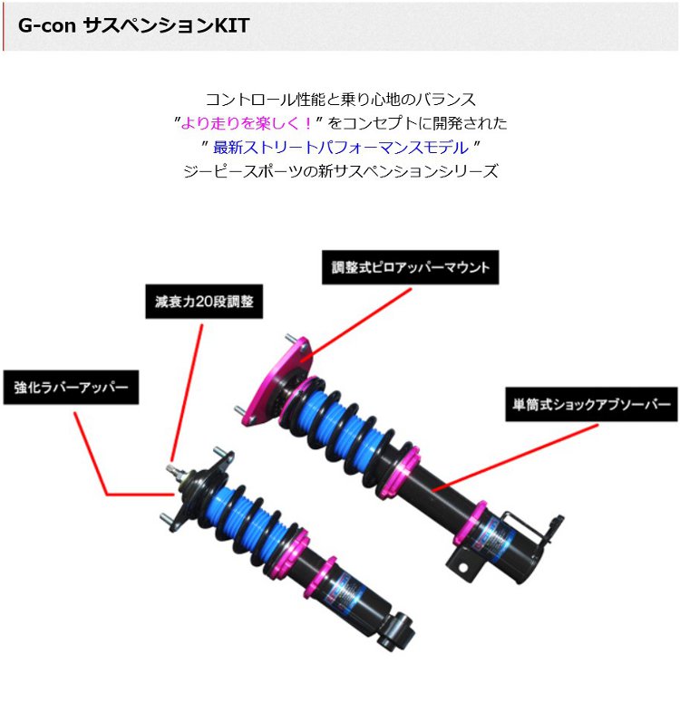 楽天市場 Gp Sports G Con ジーコン サスペンションkit 車高調キットシルビア S15 品番 減衰力段調整 フルタップ全長調整式 メーカー直送のため代引き不可 送料無料 沖縄及び離島の方は別途送料必要 エニタイム