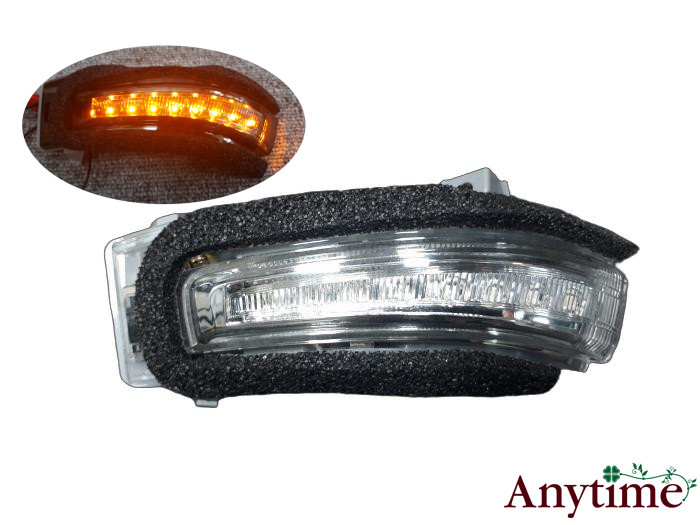 流れるウインカー シーケンシャルウインカー LEDウインカーレンズ クリアレンズ SUZUKIスズキ ワゴンRスティングレー MH55S (HYBRID X/T) ミラーウインカー装着車