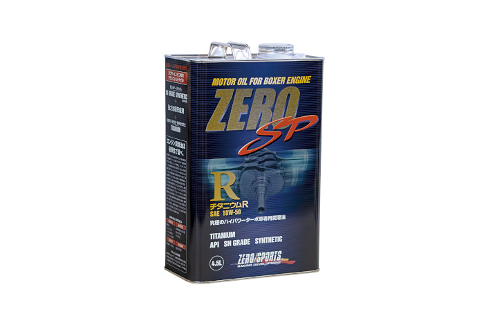 ZERO SPORTS ゼロスポーツ エンジンオイル 品番:0826011 チタニウムエンジンオイル R 4.5L 10W-50 【上品】