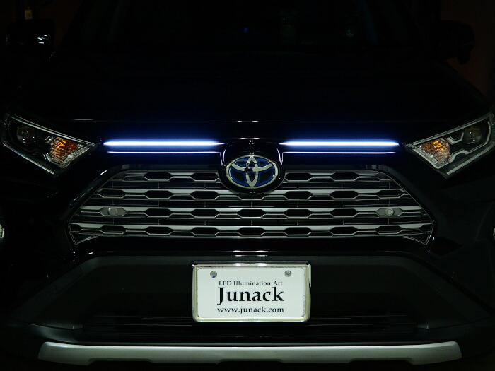 Junack ジュナック リ・ザード グリルイルミネーション ホワイト LZR-GI-T1W RAV4 MXAA52 MXAA54 AXAH52 AXAH54 AXAP54 ※アドベンチャーグレードは全車適合外