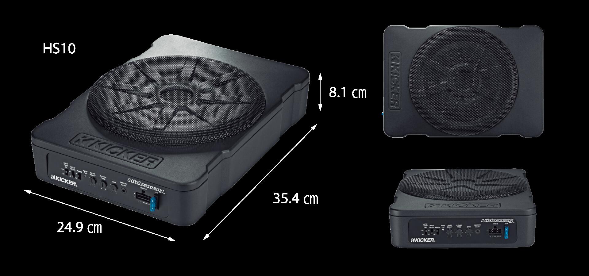 楽天市場】【KICKER】キッカー HIDEAWAY HS10 定格180Wアンプ